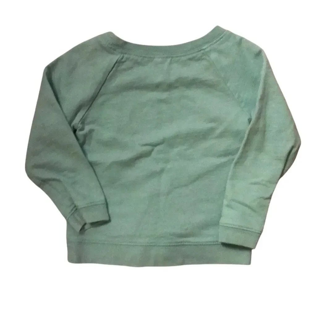 ❤️ 3/$25 Carter’s Teal Embroidered Embellished Boho Sweatshirt | 2T